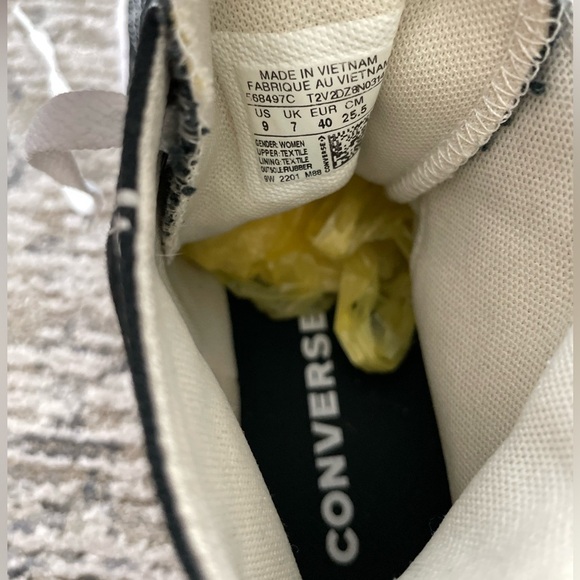 Converse Chuck Taylor All Star Move Platform Hi Women Size 9 Black/White - Picture 6 of 6